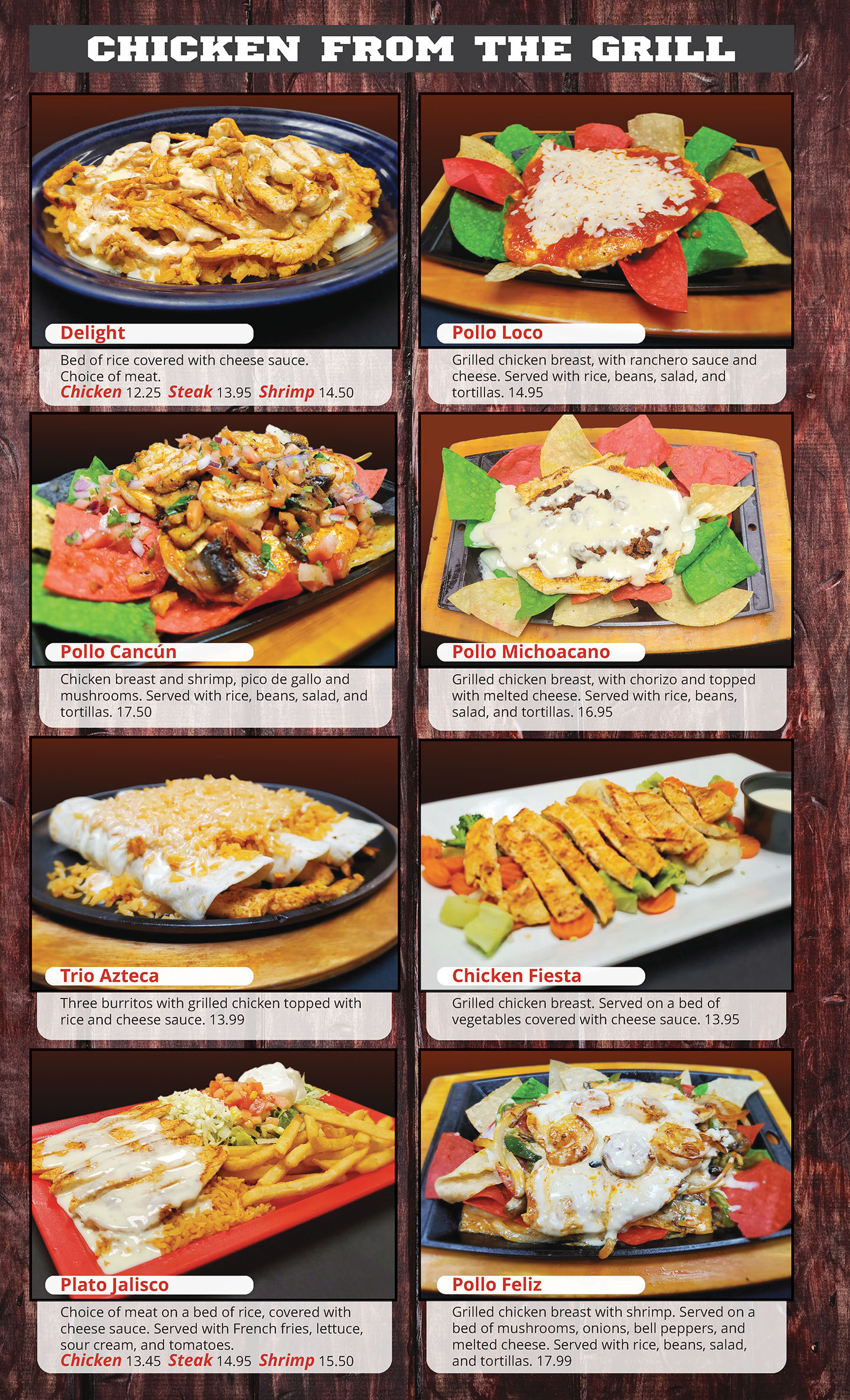 El Paso MX Cocina-menu page 5