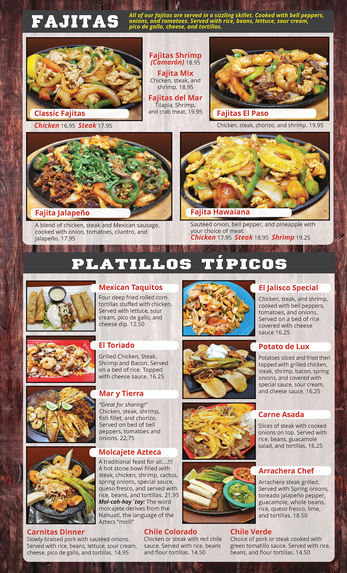 El Paso MX Cocina-menu page 8