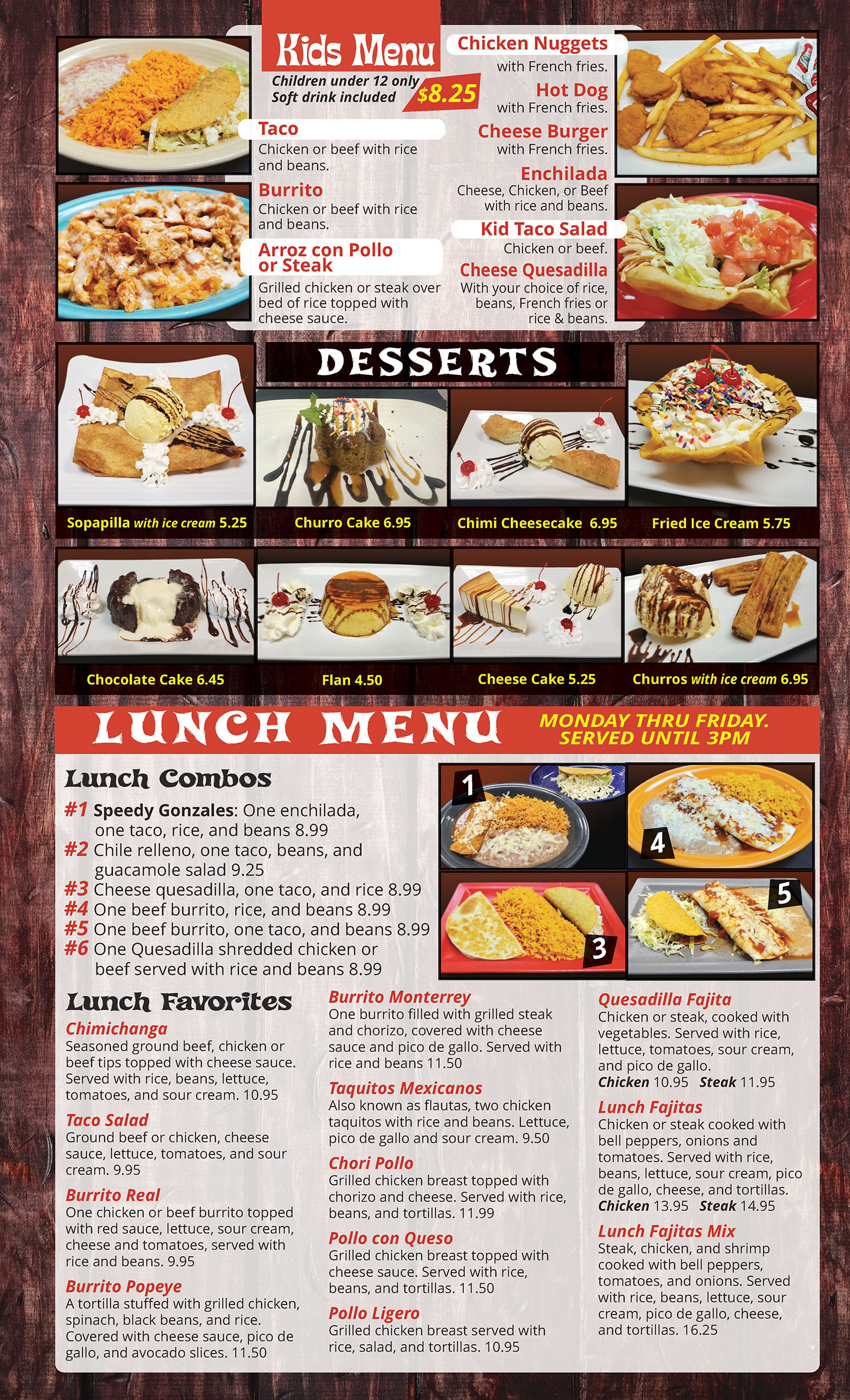 El Paso MX Cocina-menu page 10